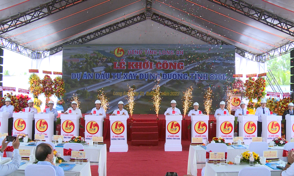 Long An: Khởi công Đường tỉnh 830E