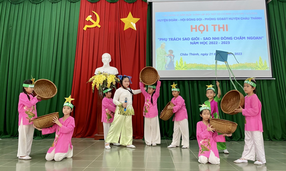 Huyện Châu Thành tổ chức Hội thi “Phụ trách Sao giỏi - Sao nhi đồng chăm ngoan” năm học 2022 - 2023