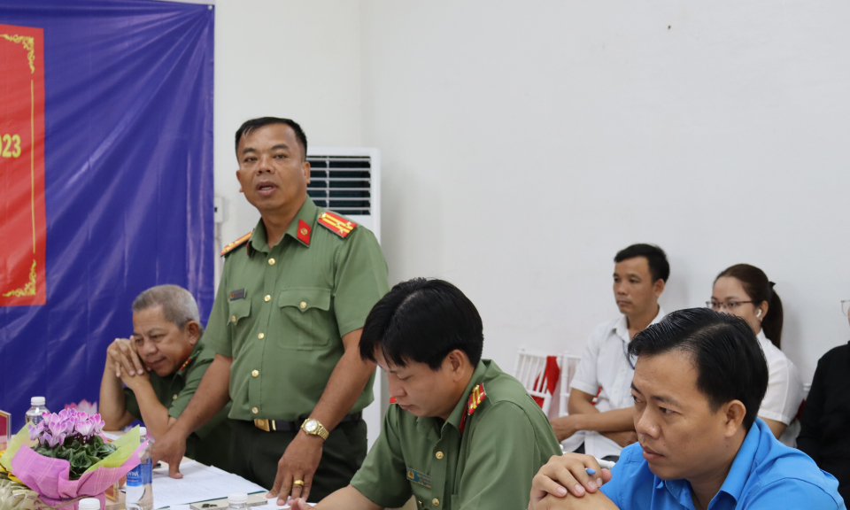 Cần Giuộc triển khai mô hình trong phong trào toàn dân bảo vệ an ninh Tổ quốc