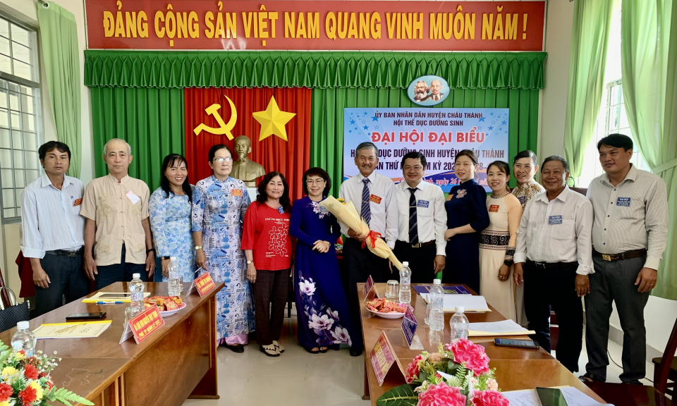 Hội thể dục dưỡng sinh huyện Châu Thành tổ chức Đại hội Đại biểu nhiệm kỳ 2023 - 2028