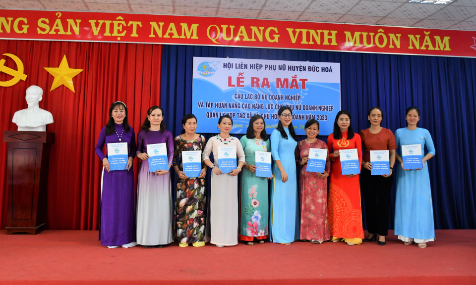Đức Hòa ra mắt câu lạc bộ nữ doanh nghiệp