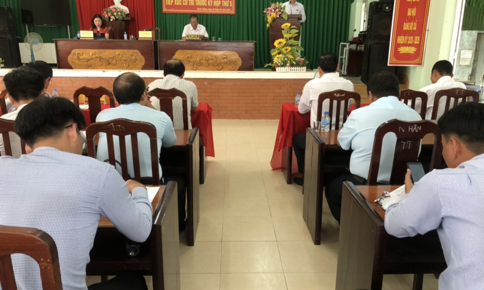 Kiến Tường: Đại biểu Quốc hội tiếp xúc cử tri xã Tuyên Thạnh