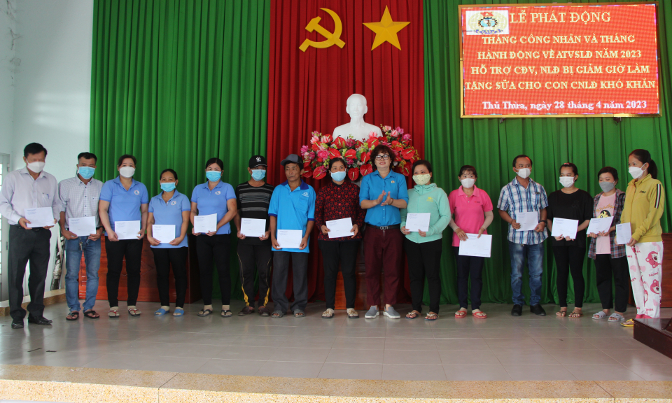 Thủ Thừa phát động tháng công nhân và an toàn vệ sinh lao động