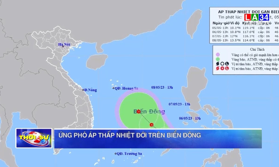 Ứng phó áp thấp nhiệt đới trên Biển Đông