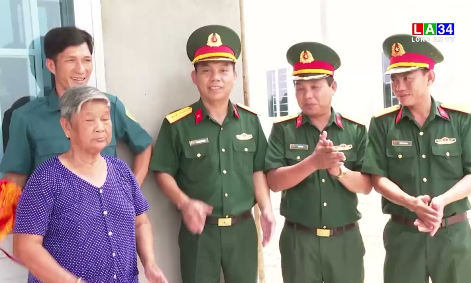 Bộ Tư lệnh Tp.Hồ Chí Minh - Bộ CHQS tỉnh Long An - UBND huyện Đức Huệ: Khánh thành bàn giao 80 căn nhà