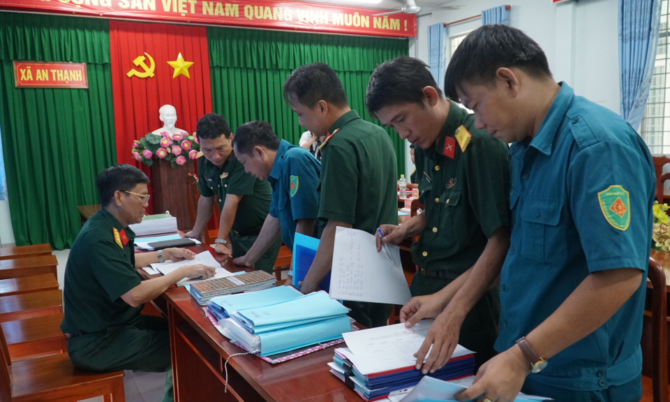 Bộ Chỉ huy Quân sự tỉnh kiểm tra công tác quân sự, quốc phòng 6 tháng đầu năm 2023