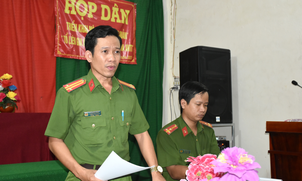 Tân Thạnh ra mắt 3 mô hình đảm bảo an ninh trật tự