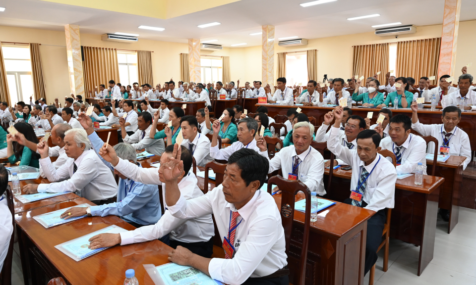 Đại hội Đại biểu Hội Nông dân huyện Bến Lức nhiệm kỳ 2023-2028