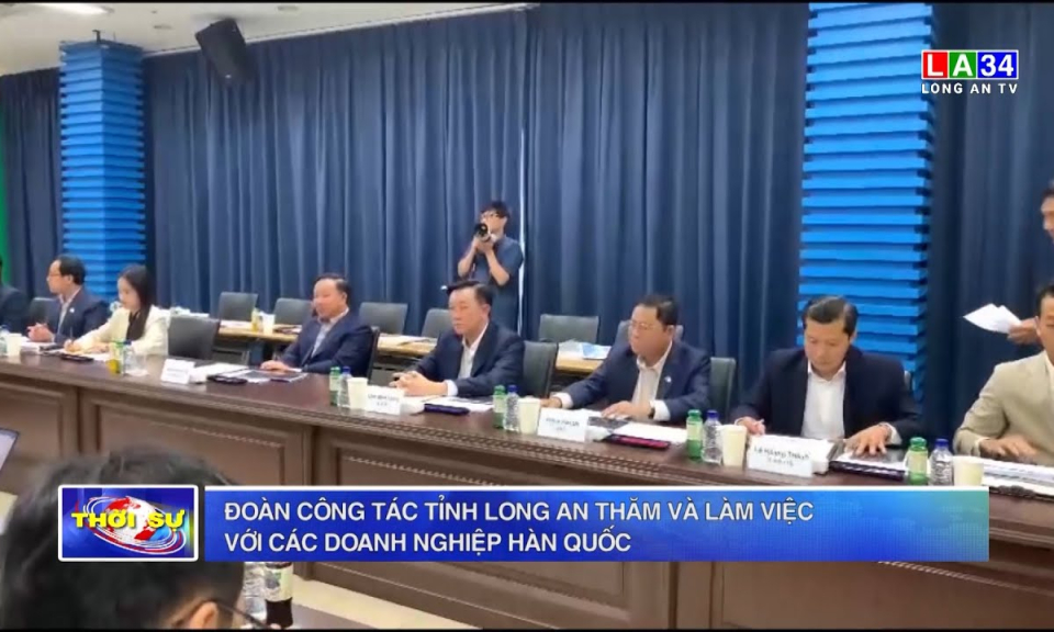 Đoàn công tác tỉnh Long An thăm và làm việc với các doanh nghiệp lớn tại Hàn Quốc