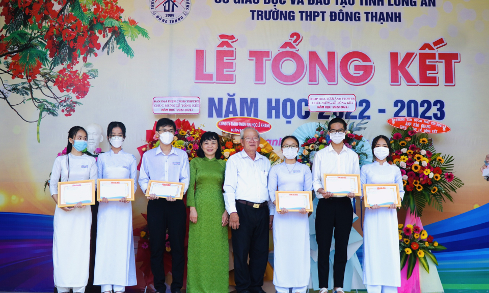 Cần Giuộc: Trường THPT Đông Thạnh tổng kết năm học 2022-2023