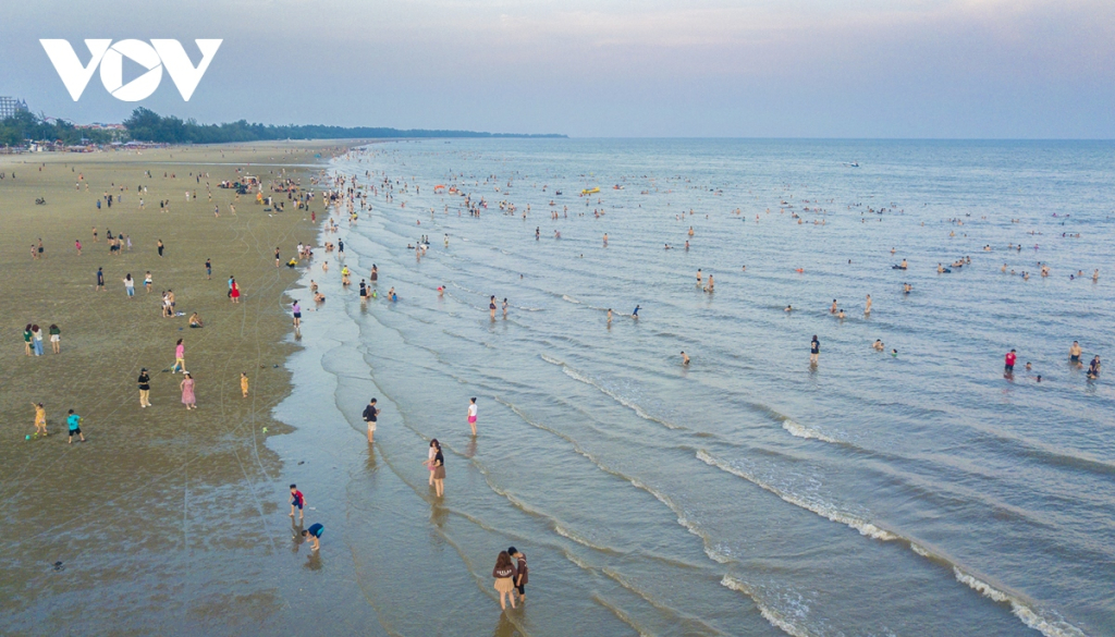 Đến Trà Cổ mỗi dịp cuối tuần, ngoài tắm biển thì du khách có thể thưởng thức ẩm thực với những loại hải sản ngon nức tiếng: ghẹ Trà Cổ, cù kỳ, tôm, mực, sá sùng, sam biển,… Ngoài Trà Cổ, đảo Vĩnh Thực cách đất liền chỉ khoảng 15 phút đi tàu cũng là nơi sở hữu nhiều bãi tắm hoang sơ đẹp mắt.