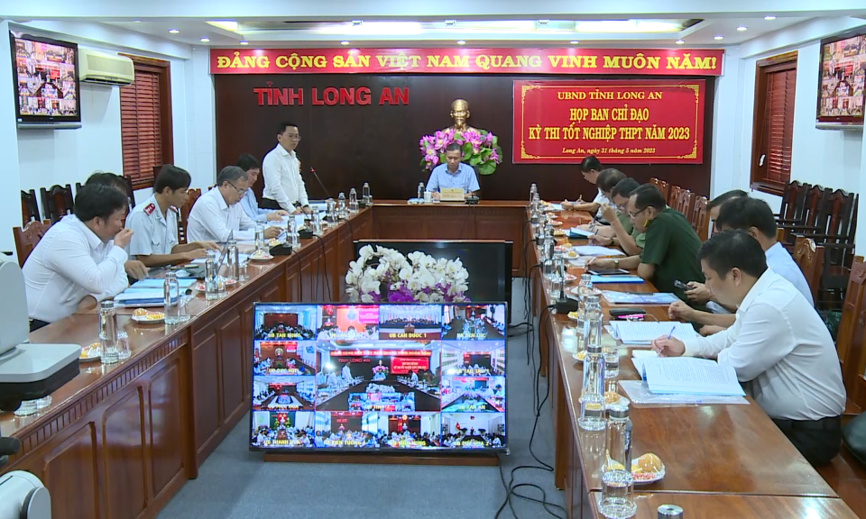 Họp Ban Chỉ đạo Kỳ thi Tốt nghiệp THPT năm 2023