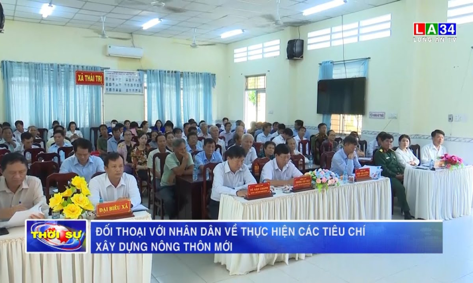 Đối thoại với nhân dân về thực hiện các tiêu chí xây dựng nông thôn mới