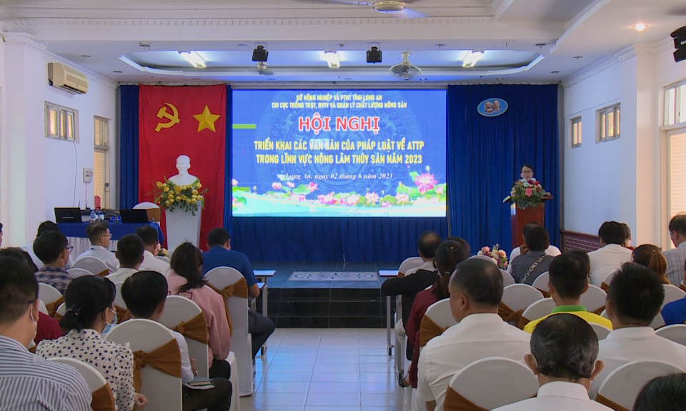 Triển khai các văn bản pháp luật về ATTP trong lĩnh vực nông lâm thủy sản năm 2023