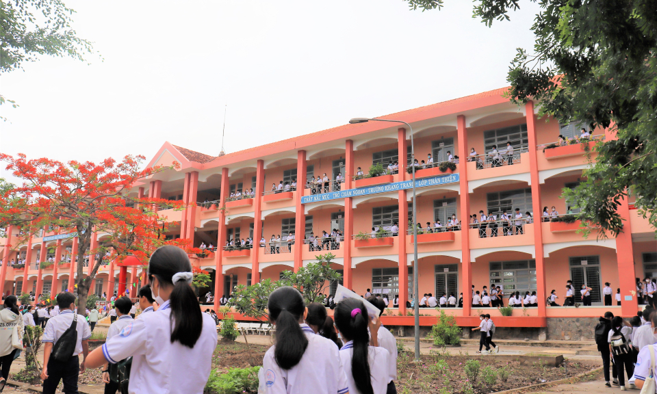 Cần Đước có 2.479 thí sinh dự thi tuyển sinh lớp 10 năm học 2023-2024