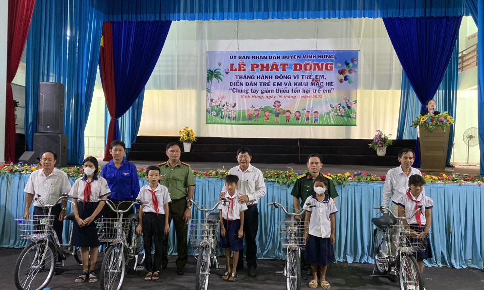 Vĩnh Hưng phát động tháng hành động vì trẻ em