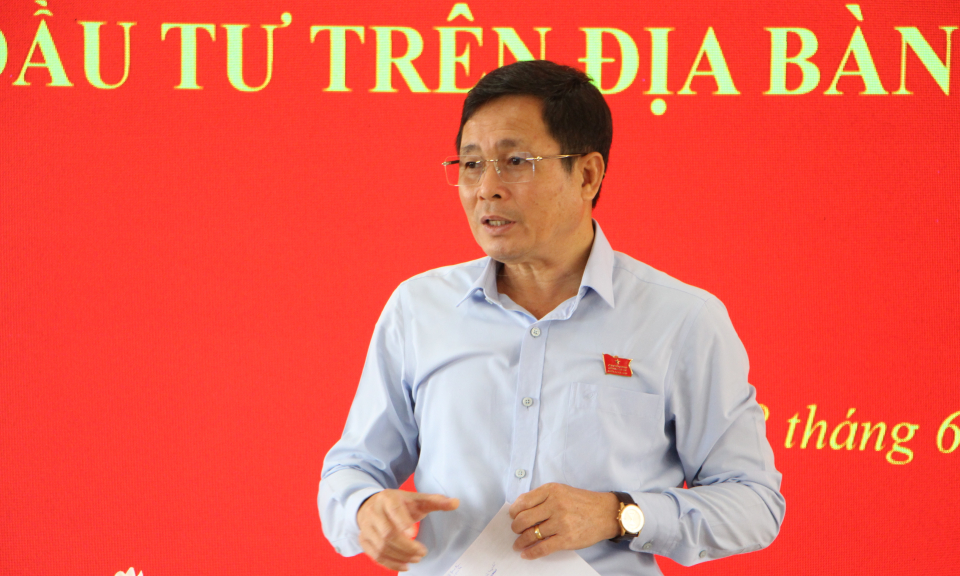 HĐND tỉnh giám sát Sở Giao thông Vận tải về công tác cải thiện môi trường đầu tư
