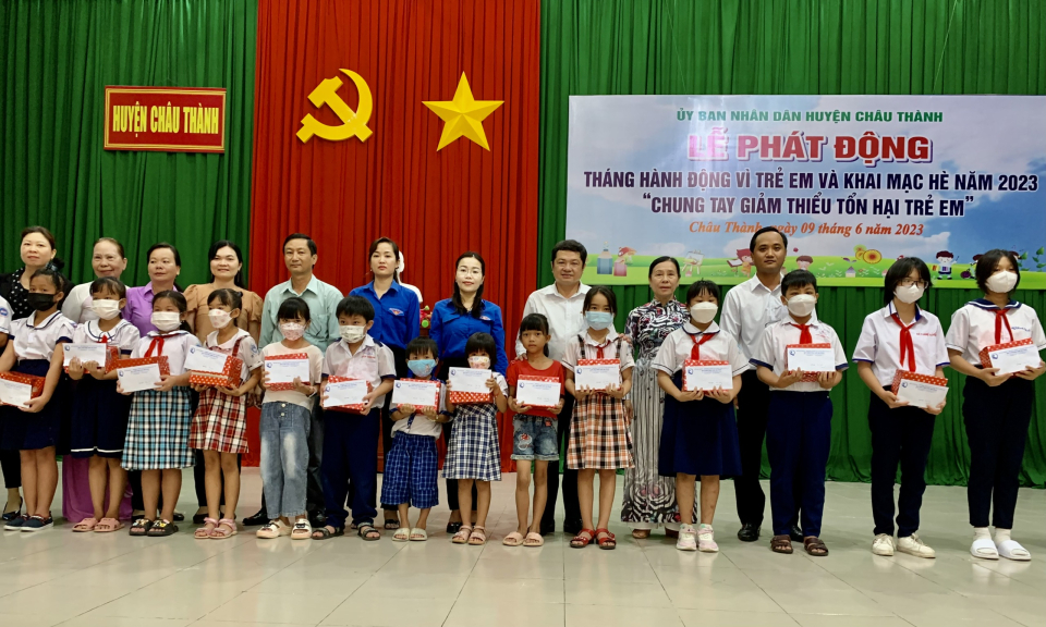 Châu Thành phát động Tháng hành động vì trẻ em năm 2023