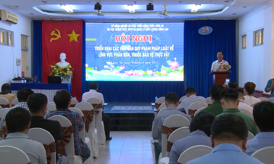 Triển khai các văn bản pháp luật trong lĩnh vực phân bón thuốc bảo vệ thực vật năm 2023