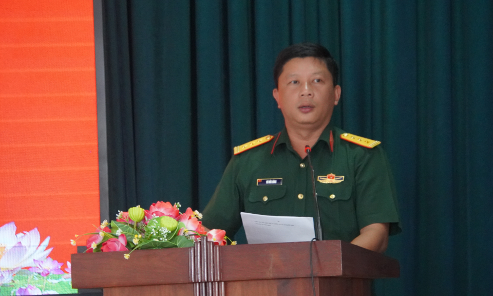 Mộc Hóa tổ chức Hội nghị tổng kết thực hiện Luật Sĩ quan Quân đội Nhân dân Việt Nam