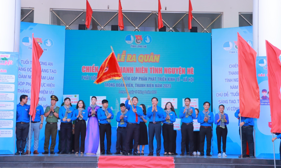 Long An ra quân chiến dịch tình nguyện Hè 2023