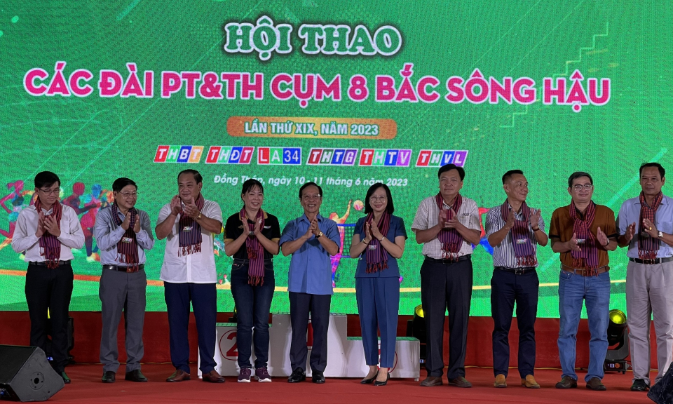 Bế mạc Hội thao, giao lưu văn nghệ các Đài PT và TH Bắc Sông Hậu năm 2023