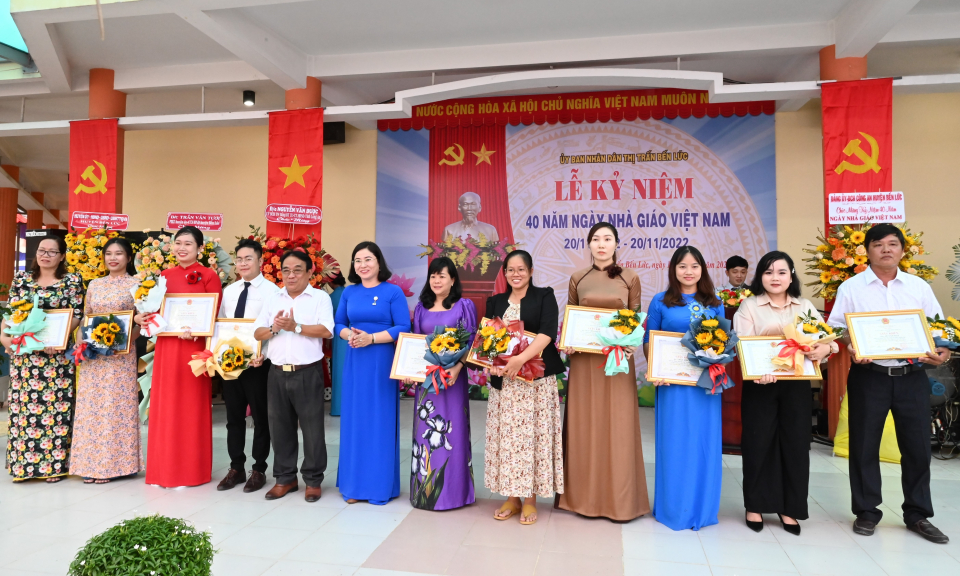 Bến Lức phát triển đội ngũ nhà giáo, cán bộ quản lý giáo dục đáp ứng yêu cầu đổi mới