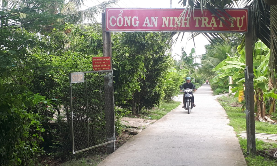 Tân Lập vận động tôn giáo tham gia phong trào toàn dân bảo vệ an ninh Tố quốc 