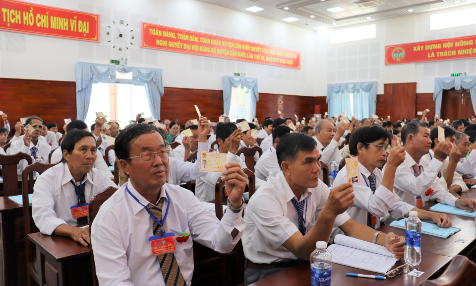  Đại hội Đại biểu Hội Nông dân huyện Cần Đước lần thứ XI nhiệm kỳ 2023-2028