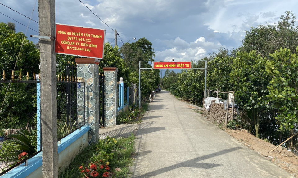 Tân Thạnh: Xã Kiến Bình với phong trào toàn dân bảo vệ an ninh  Tổ quốc 