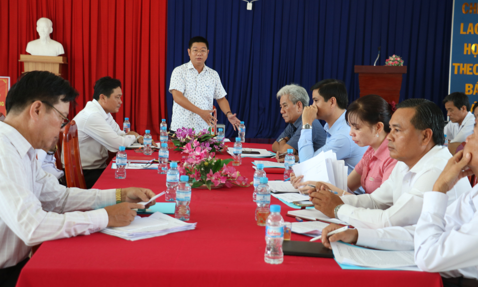 Tân Trụ tập trung gỡ khó trong xây dựng xã nông thôn mới nâng cao