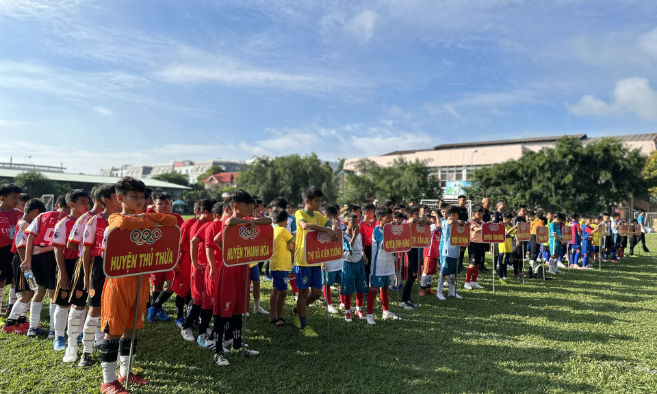 Khởi tranh Giải Bóng đá Thiếu niên - Nhi đồng tỉnh Long An 2023