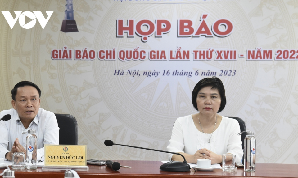 157 tác phẩm vào chung khảo giải báo chí quốc gia lần thứ XVII, năm 2022