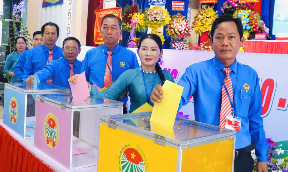 Cần Giuộc: Đại hội Đại biểu Hội Nông dân huyện nhiệm kỳ 2023-2028