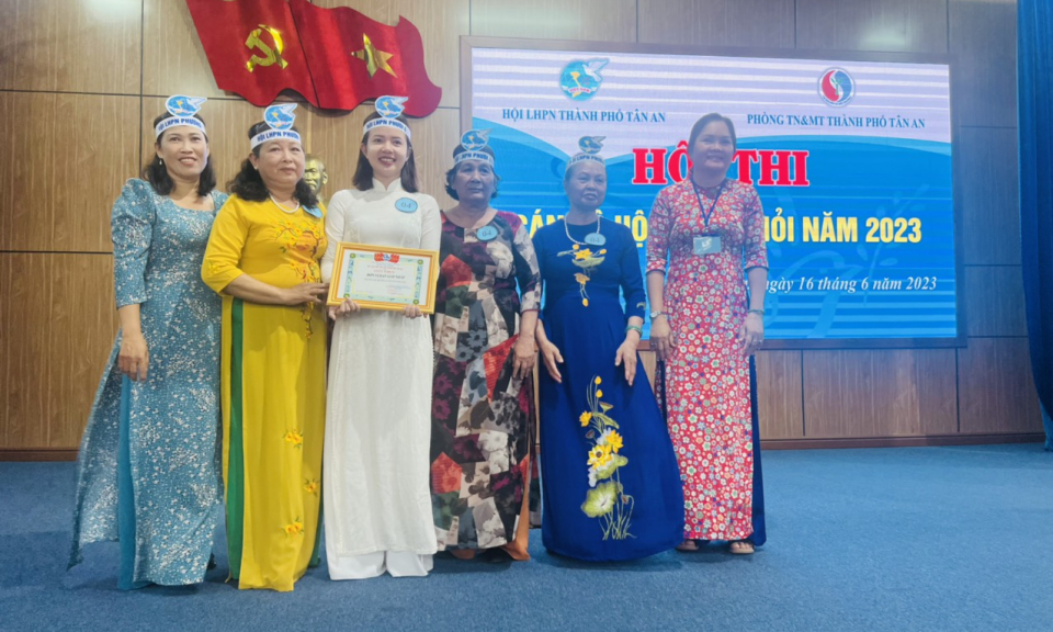 Thành phố Tân An: Hội thi cán bộ Phụ nữ cơ sở giỏi năm 2023