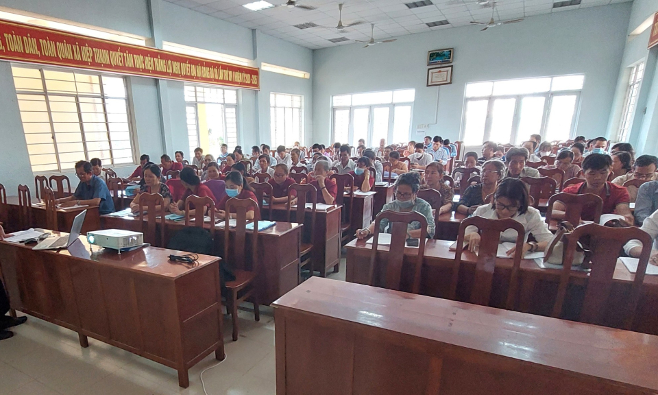 Ngân hàng Chính sách xã hội huyện Châu Thành tập huấn nghiệp vụ công tác tín dụng năm 2023