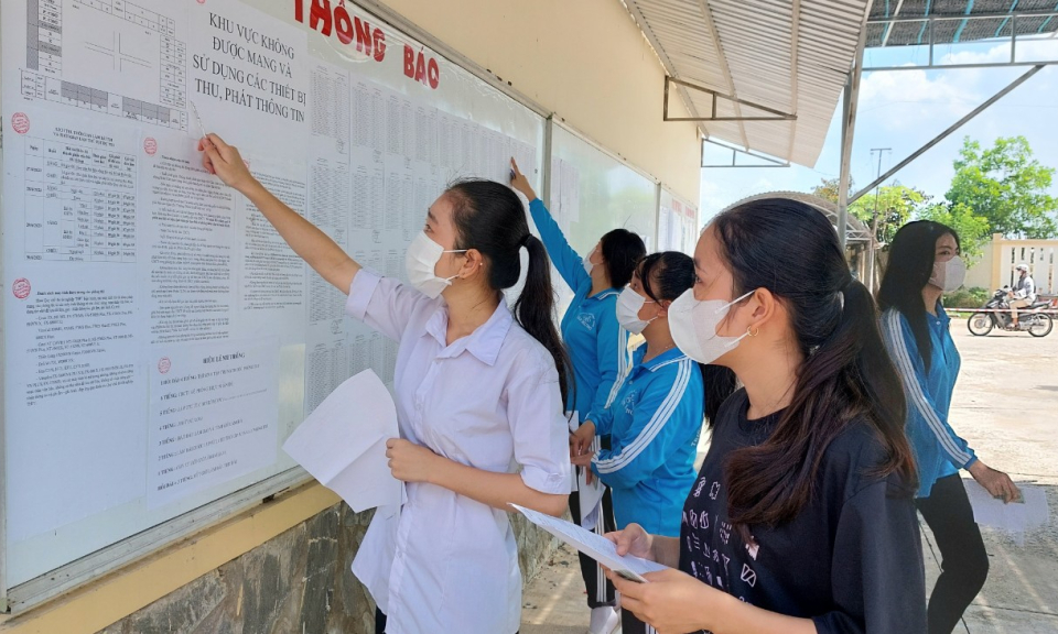 Tân Hưng có 288 thí sinh đăng ký dự thi tốt nghiệp THPT năm 2023