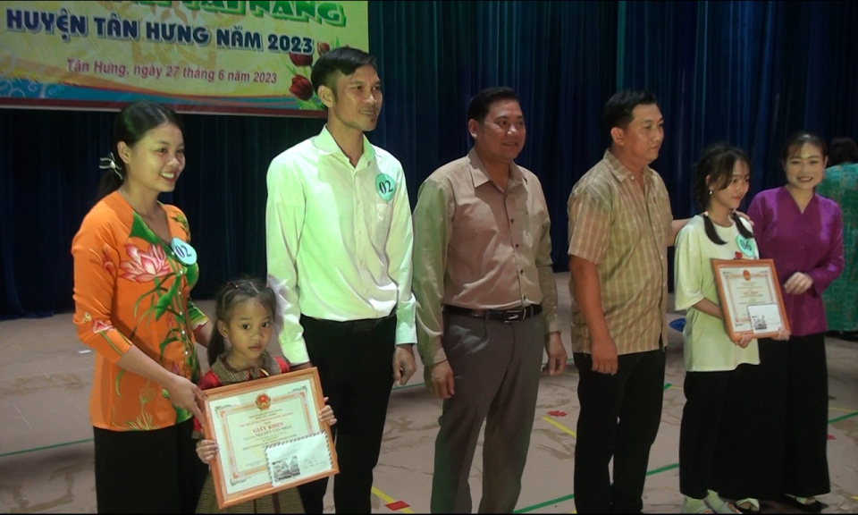 Tân Hưng sôi nổi hội thi Gia đình tài năng năm 2023