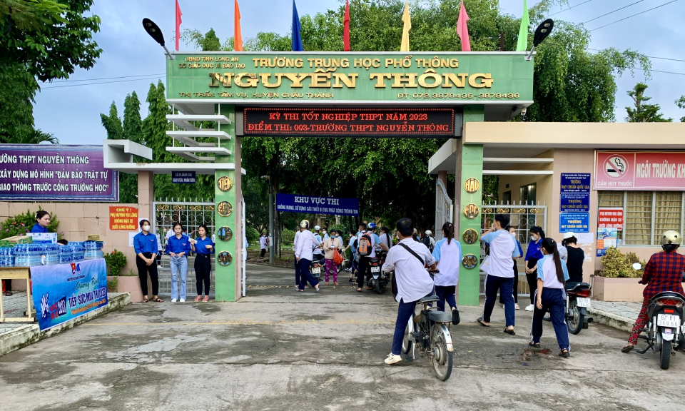 Huyện Châu Thành có 842 thí sinh dự thi tốt nghiệp THPT 2023