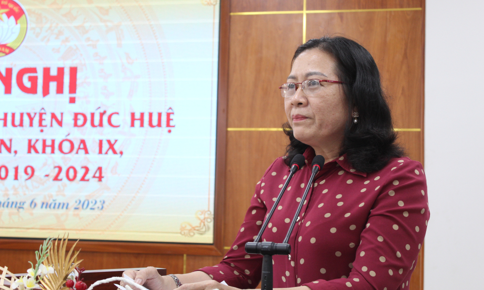 Ủy ban MTTQ huyện Đức Huệ tổ chức Hội nghị lần thứ 9 khóa IX nhiệm kỳ 2019 - 2024