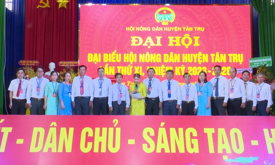  Đại hội đại biểu Hội Nông dân huyện Tân Trụ lần thứ XI, nhiệm kỳ 2023-2028