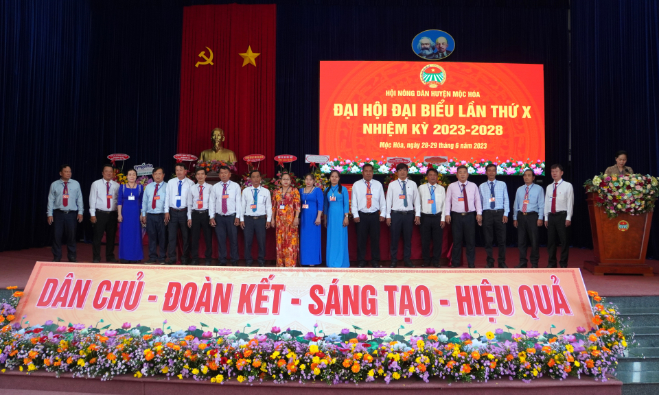 Đại hội đại biểu Hội Nông dân huyện Mộc Hóa nhiệm kỳ 2023-2028