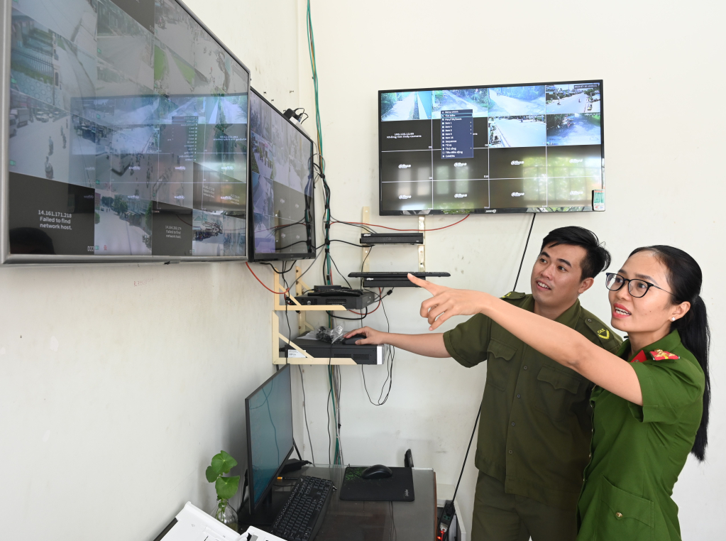Ra mắt mô hình điểm camera giám sát an ninh tại Chợ Chu  Báo Thái Nguyên  điện tử