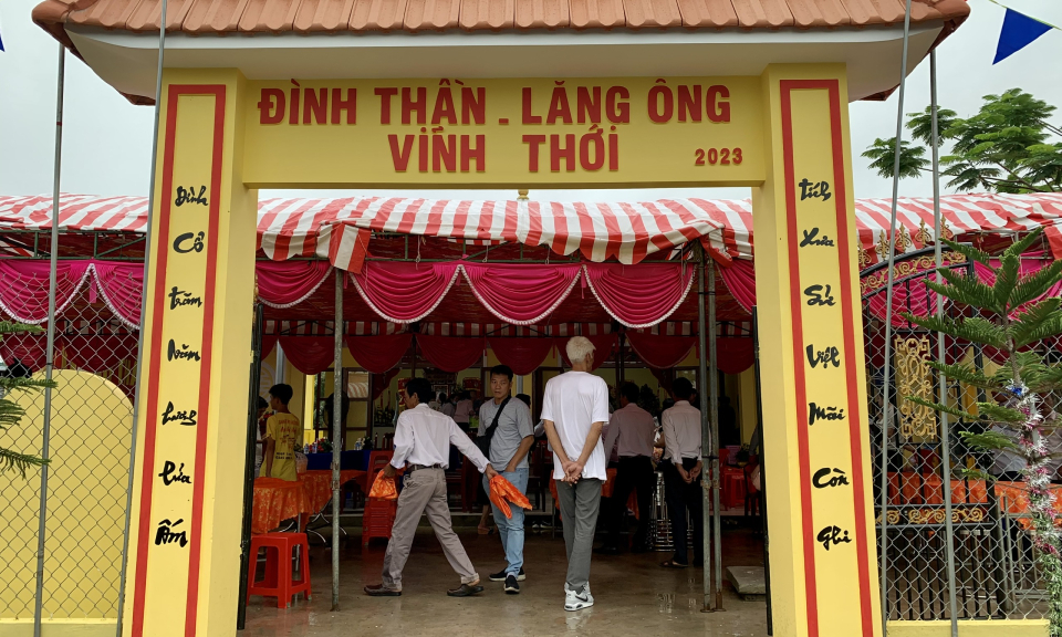 Châu Thành: Khánh thành Đình thần Lăng Ông Vĩnh Thới, xã Thanh Vĩnh Đông 