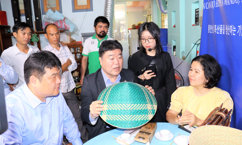 Đoàn doanh nghiệp Hàn Quốc khảo sát và kết nối giao thương tại Cần Đước