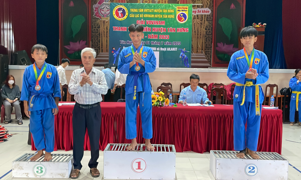 Giải Võ Vovinam huyện Tân Hưng năm 2023