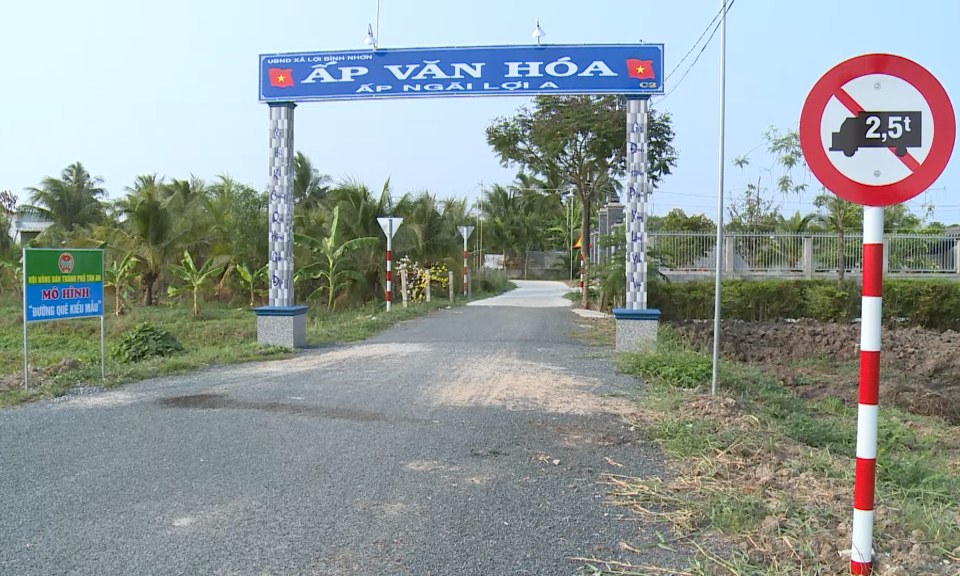 Năm 2023, thành phố Tân An đầu tư 30 công trình giao thông trong xây dựng nông thôn mới