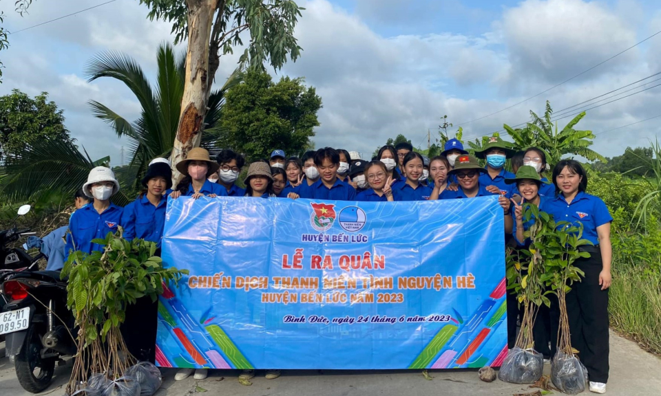 Bến Lức nhiều hoạt động thiết thực trong Chiến dịch thanh niên tình nguyện hè năm 2023