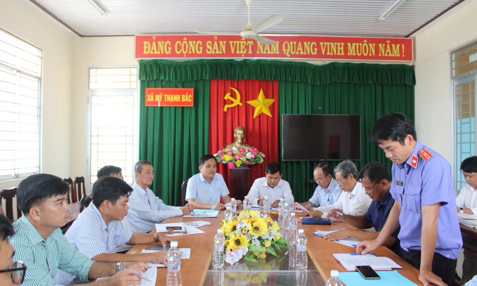 HĐND huyện Đức Huệ giám sát công tác tiếp công dân giải quyết đơn thư khiếu nại tố cáo 