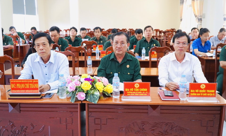 Cần Giuộc tăng cường sự lãnh đạo của Đảng đối với công tác cựu chiến binh
